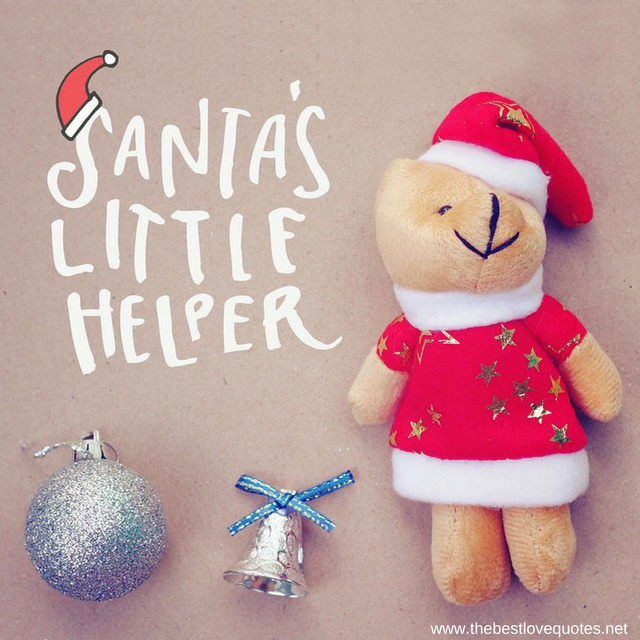 "Santa's little helper"